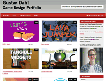 Tablet Screenshot of gustavdahl.net